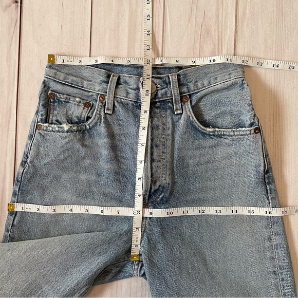 Vintage 90s AGOLDE Pinch Waist Straight Leg Jeans Womens 24” Waist *See Listing* - Picture 15 of 16